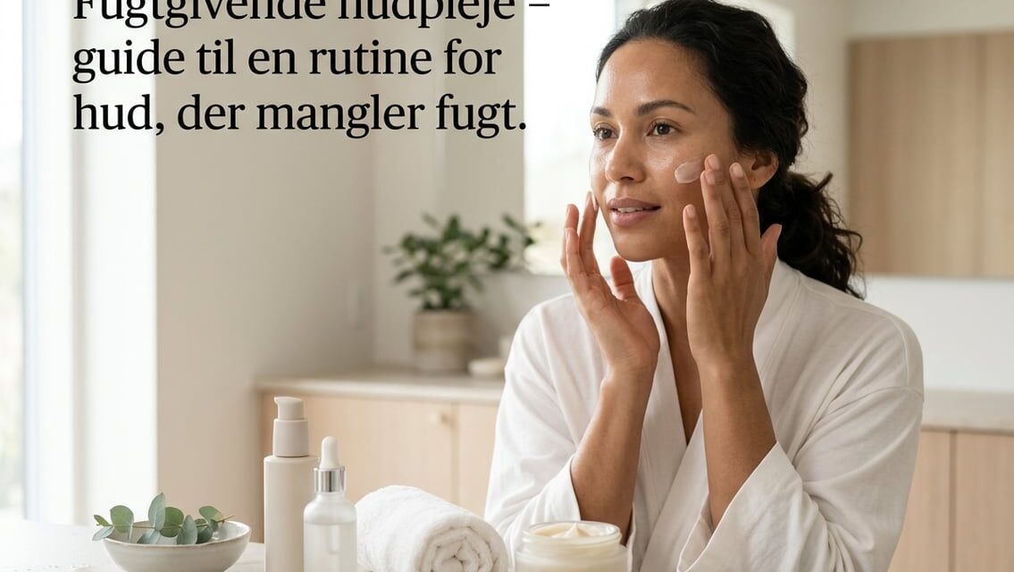 Fugtgivende hudpleje – guide til en rutine for hud, der mangler fugt