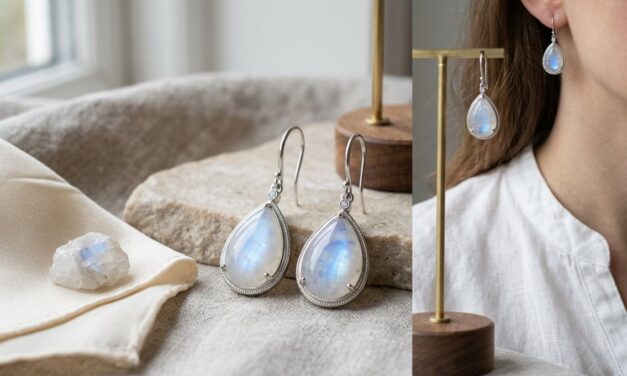 Øreringe med månesten – guide til farver, materialer og styling